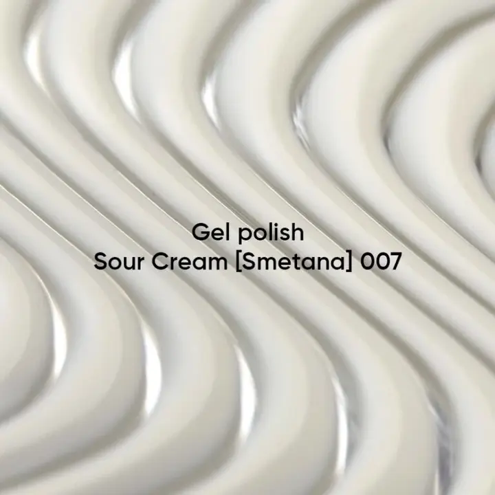NOTD. Gel Polish Sour Cream #007, 10 ml, gel polish cremoso lácteo #3