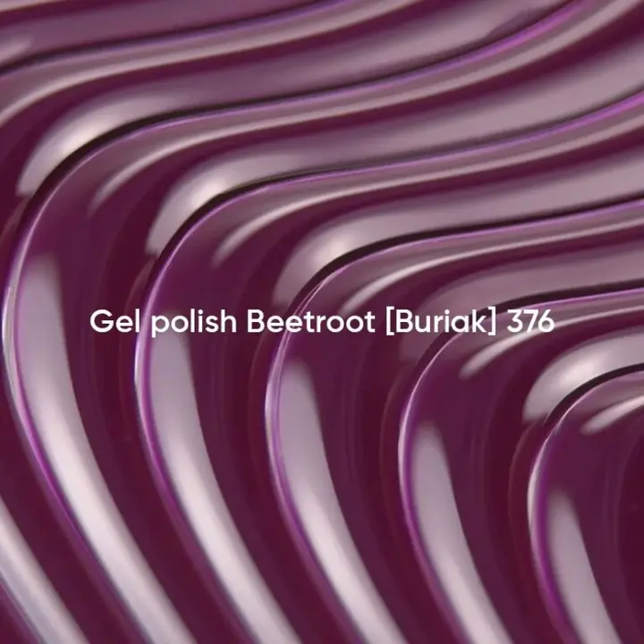 NOTD. Gel Polish Beetroot #376, 10 ml, gel polish violeta remolacha #3