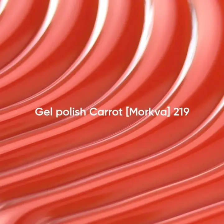 NOTD. Gel Polish Carrot #219, 10 ml, gel polish naranja zanahoria #3