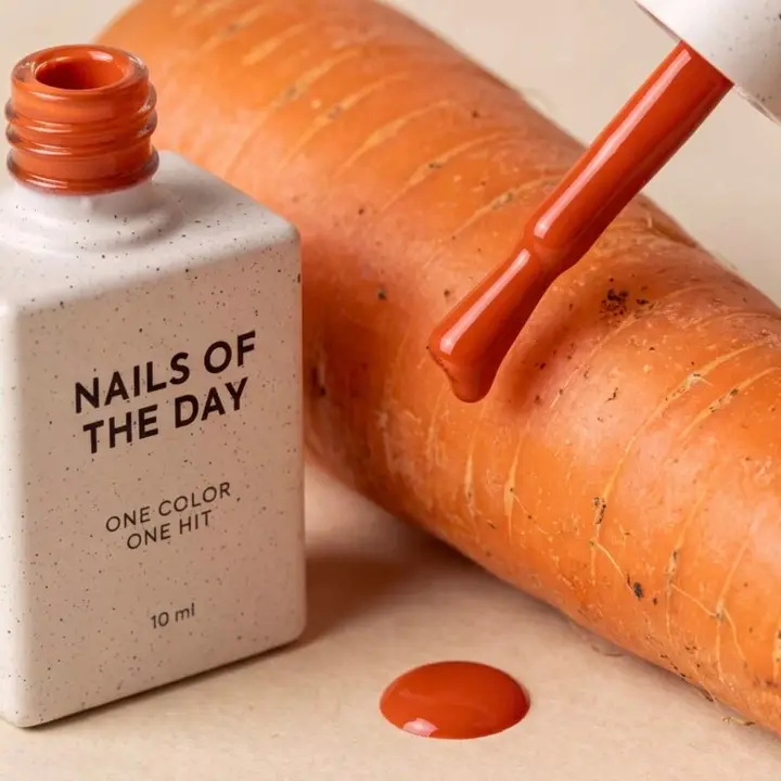 NOTD. Gel Polish Carrot #219, 10 ml, gel polish naranja zanahoria #5