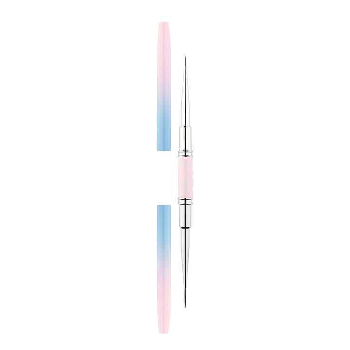 RAIZ. Manicure Liner Brush, 6 mm/12 mm. Двостороннiй пензлик для манiкюру, лайнер — RAIZ, NAILSMADE