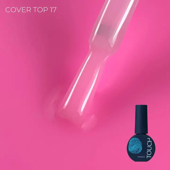 TOUCH. Cover Top coat, #17, 7 ml — TOUCH, NAILSMADE