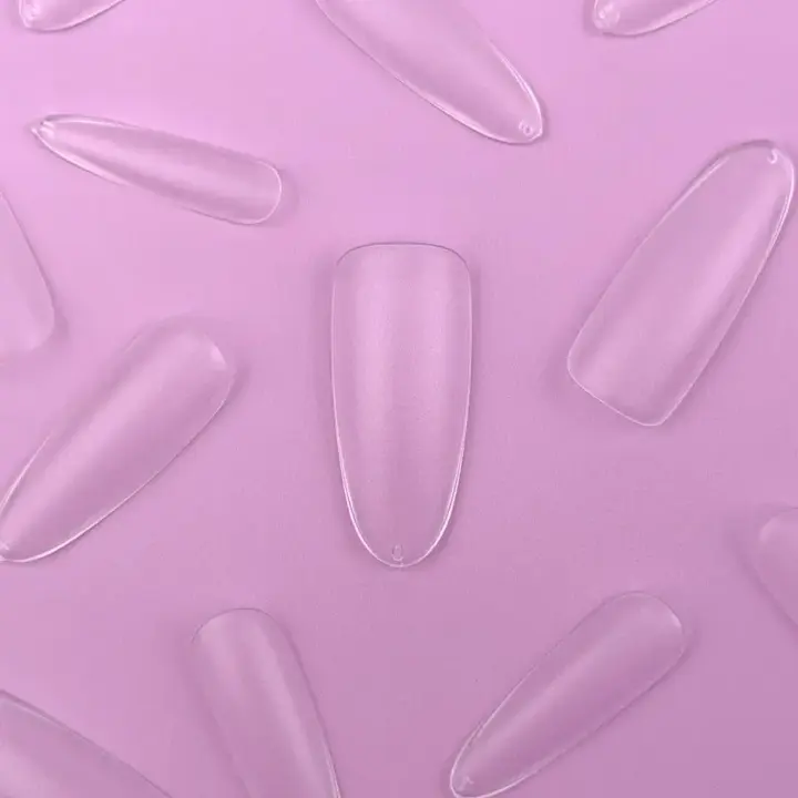 LUNAmoon. Gel Tips, Almond MEDIUM, 240 шт, гелеві тіпси, мигдаль MEDIUM — LUNAmoon Допоміжні матеріали / Інструмент Additional materials / Tools, NAILSMADE