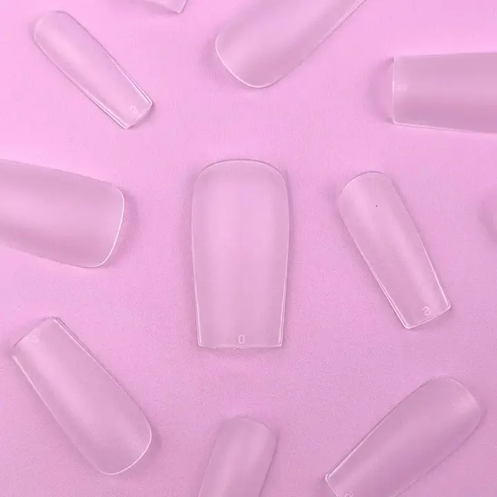 LUNAmoon. Gel Tips, Square MEDIUM, 240 шт, гелеві тіпси, квадрат MEDIUM — LUNAmoon Допоміжні матеріали / Інструмент Additional materials / Tools, NAILSMADE