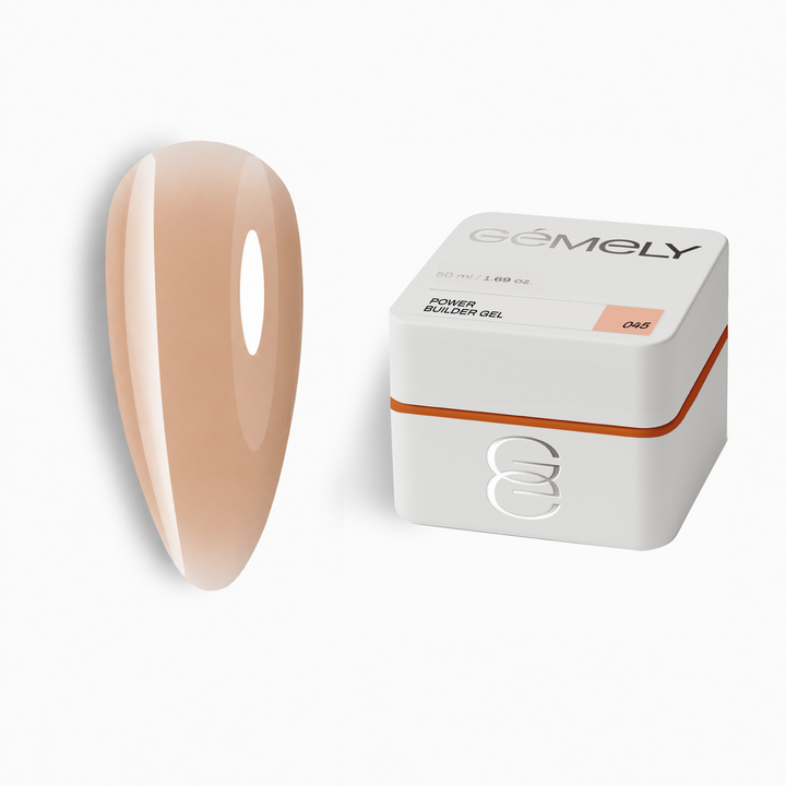 GÉMELY (ex GA&MA). Power builder gel #045, 50 ml, твердий гель — Ga&Ma, NAILSMADE
