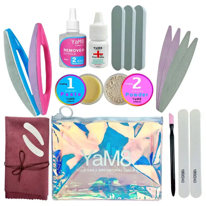 F.O.X. Keratin System for natural nails. Kit "Sistema alla cheratina per unghie naturali" [CLONE] — Magic Girl, NAILSMADE