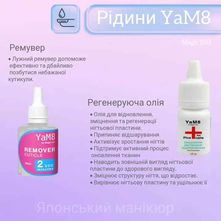 F.O.X. Keratin System for natural nails. Kit "Sistema alla cheratina per unghie naturali" [CLONE] — Magic Girl, NAILSMADE