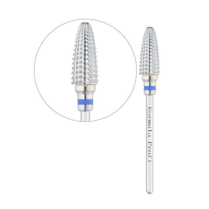 Formula Profi. Hardmetalen frees "TAIFOEN" blauw, Ø 5 mm / werkend deel 13 mm — Formula Profi, NAILSMADE