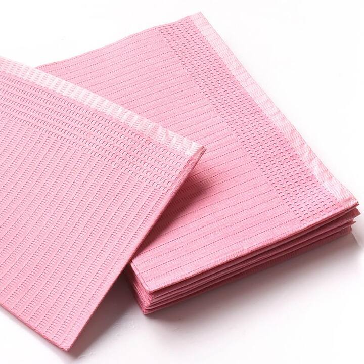 Disposable nail mats. Килимки для манікюру, двошарові, 50 шт, Рожевий — Todas as Marcas, NAILSMADE