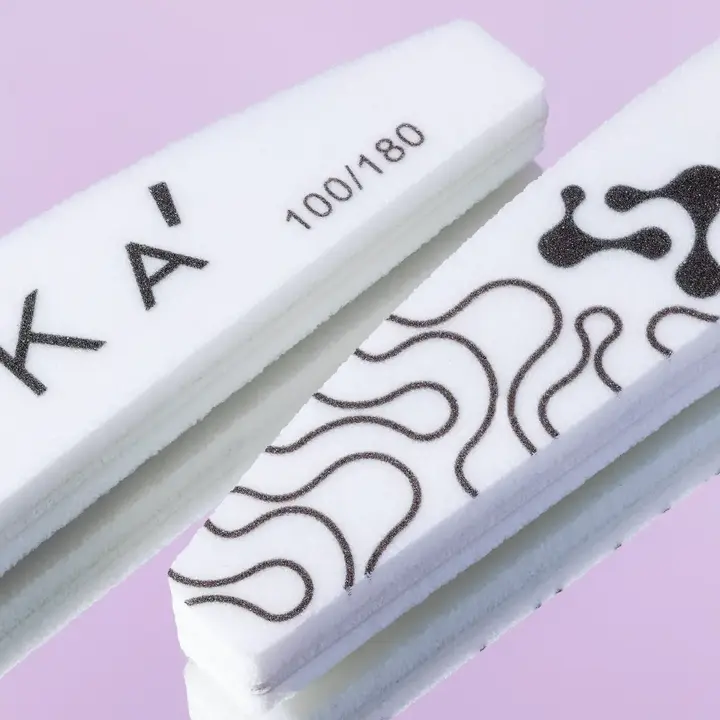 DNKa'. Баф "півмісяць" для нігтів, 180/240 грит — DNKa, NAILSMADE