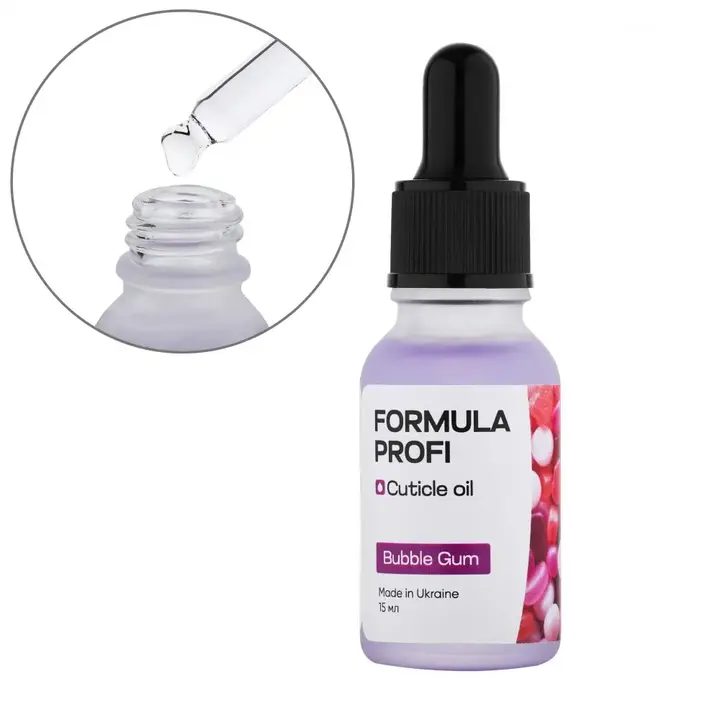 Formula Profi. Олія для кутикули з ароматом жуйки, 15 ml — Formula Profi, NAILSMADE