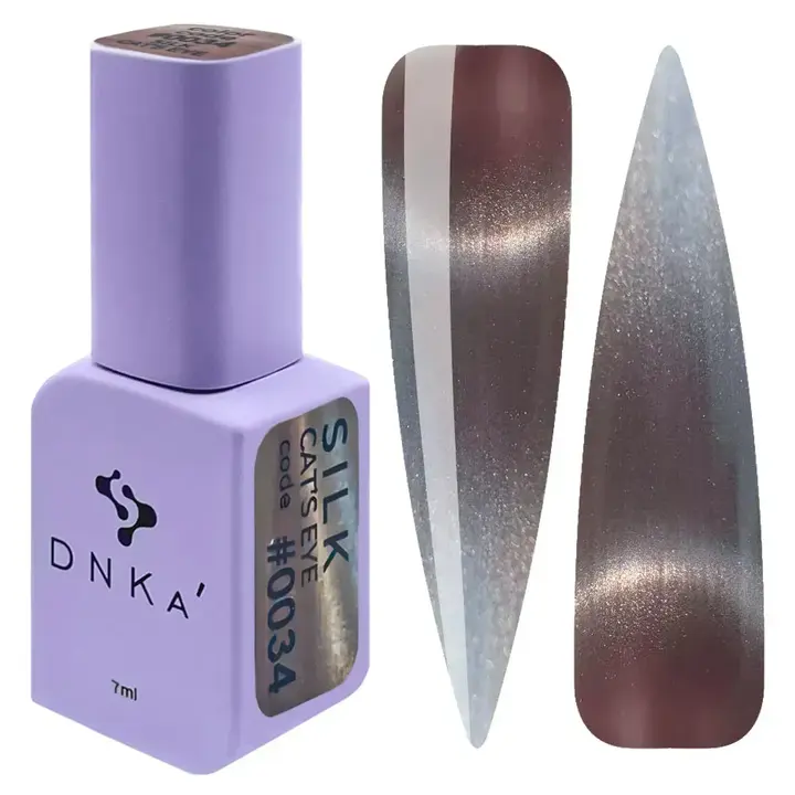 DNKa’. Gel Polish Cat`s Eye, Silk, #0034, 7 ml, гель-лак "Котяче око" — DNKa, NAILSMADE