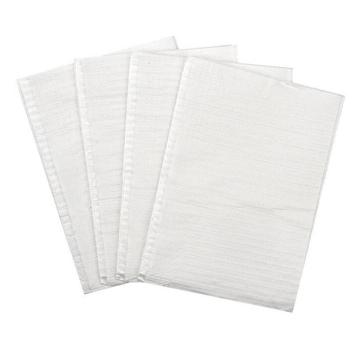 Disposable nail mats. Килимки для манікюру, двошарові, 50 шт, Білий — Tutti i brand, NAILSMADE