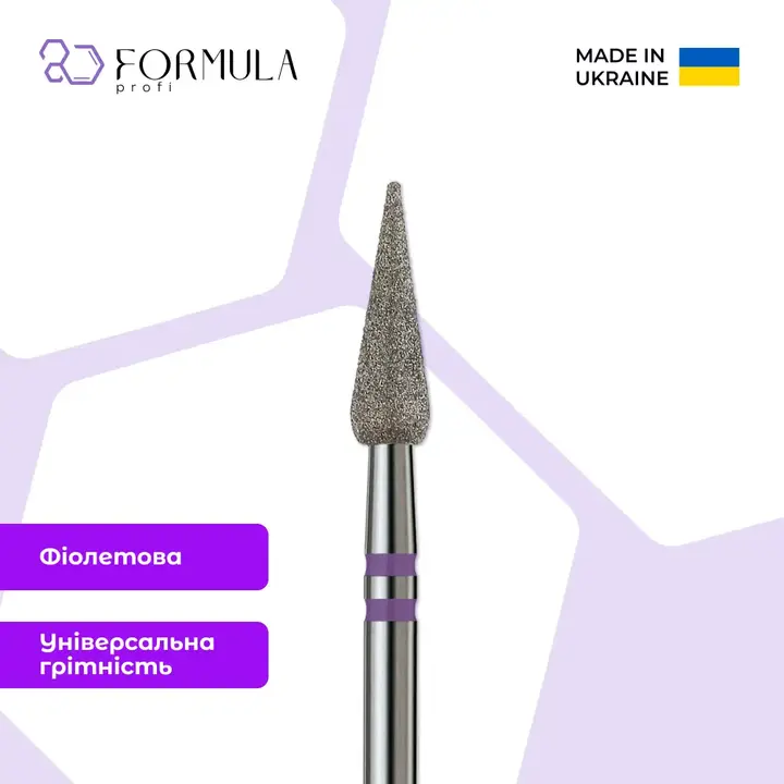 Formula Profi. Diamantfrees "DRUPPEL" paars, Ø 4 mm — Formula Profi, NAILSMADE