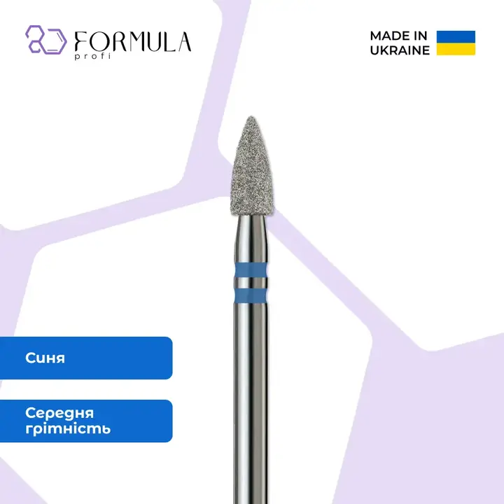 Formula Profi. Diamantfrees "PATROON" blauw, Ø 3 mm — Formula Profi, NAILSMADE