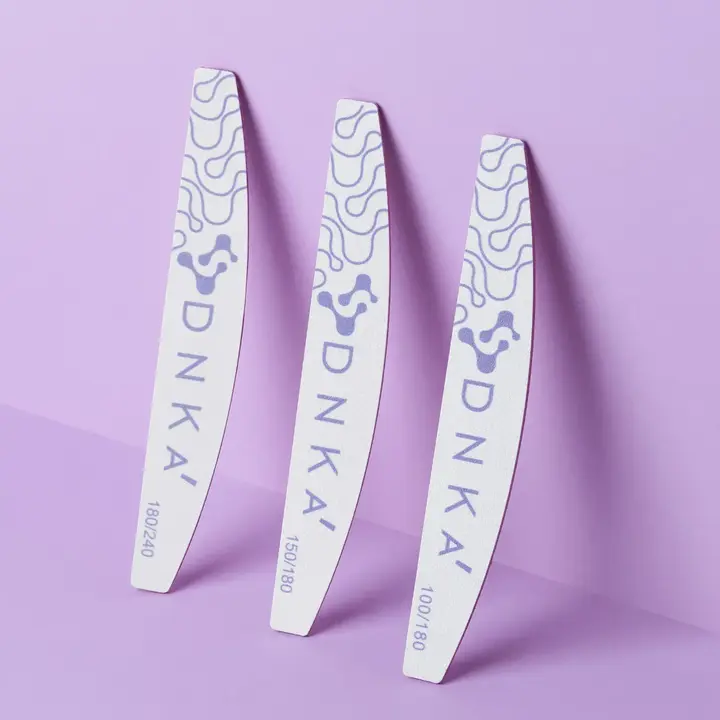 DNKa'. Пилка "півмісяць" для нігтів, 180/240 грит — DNKa, NAILSMADE