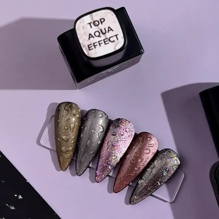 DNKa’. Top Aqua Effect, 12 ml, топ для створення натурального ефекту води на нігтях — DNKa’ Professional, NAILSMADE