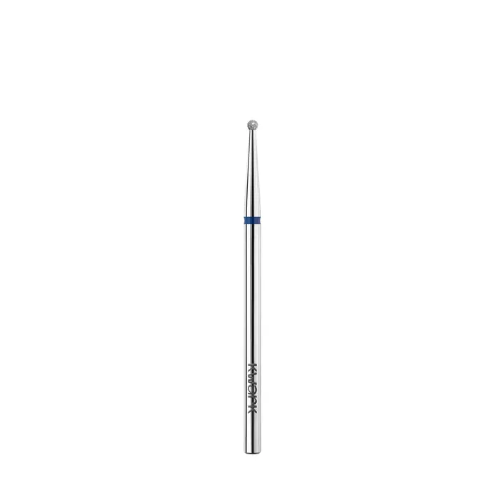 KWARK. Фреза алмазно-платинова "КУЛЯ" синя, Ø 1.4 mm — KWARK, NAILSMADE