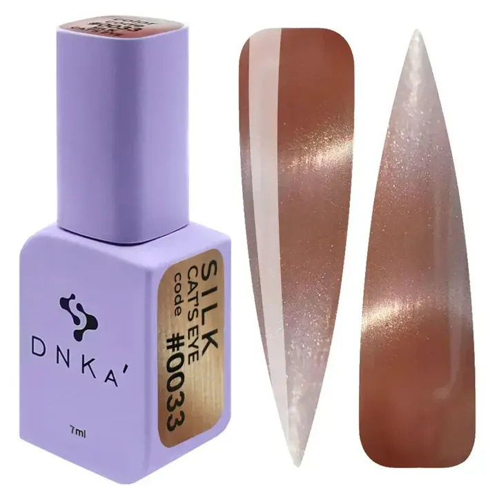 DNKa’. Gel Polish Cat`s Eye, Silk, #0033, 7 ml, гель-лак "Котяче око" — DNKa’ Professional, NAILSMADE