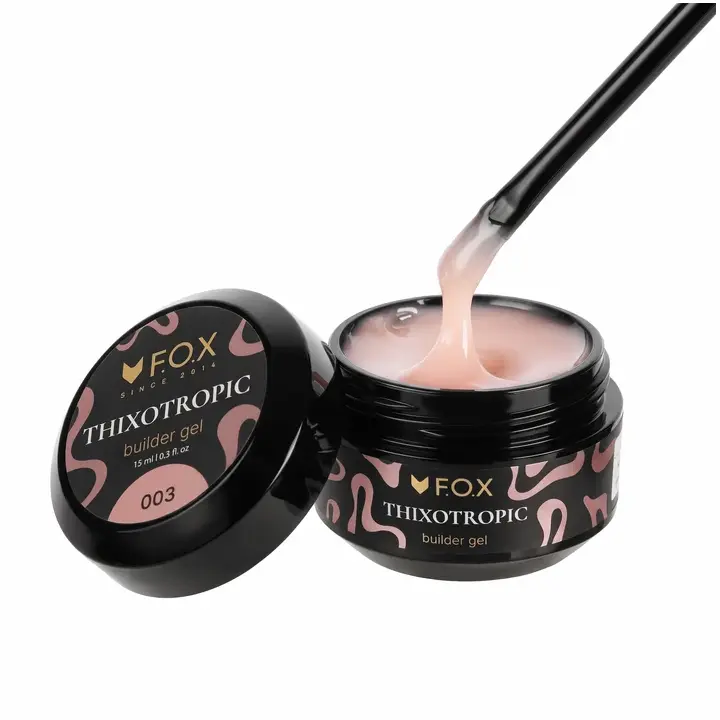 F.O.X. Builder Gel Thixotropic #003,15 ml. Будівельний гель з тиксотропними властивостями — F.O.X, NAILSMADE