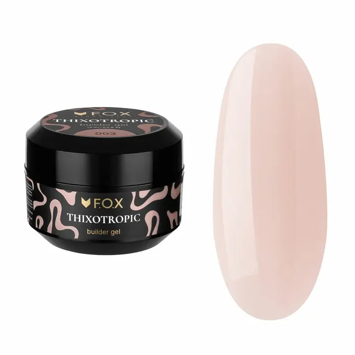 F.O.X. Builder Gel Thixotropic #003,15 ml. Будівельний гель з тиксотропними властивостями — F.O.X, NAILSMADE