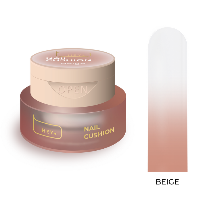 HEYLOVE. Nail cushion «Beige», 2 g, гелева фарба для омбре, стемпінгу та малювання, бежевий — HEYLOVE, NAILSMADE