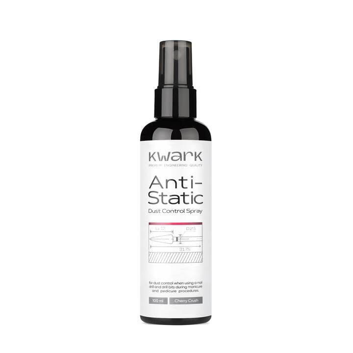 KWARK. Anti-Static Spray, 100 ml. Спрей-антистатик для контролю пилу, Cherry Crush — KWARK, NAILSMADE