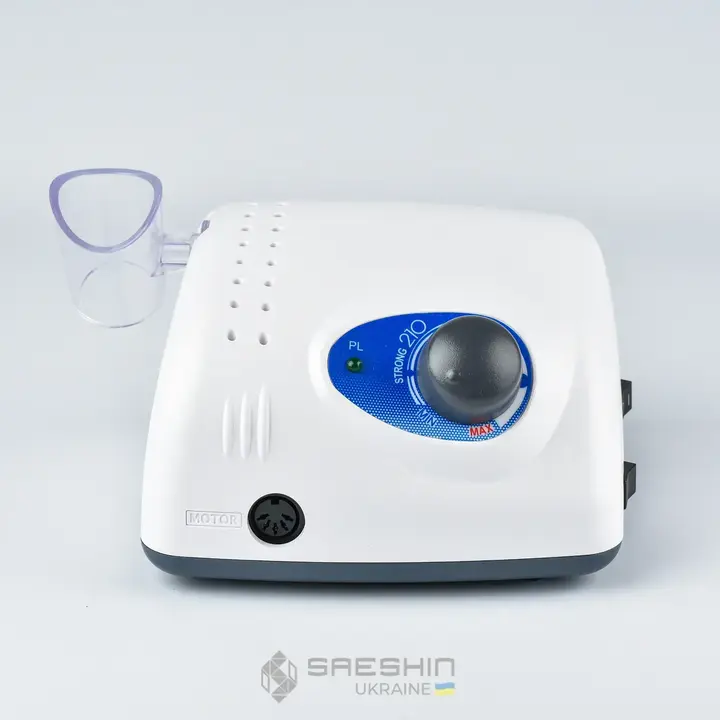 STRONG. Nail drill "Saeshin Strong 210/102L", original. Фрезер 40 тисяч оборотів, реверс, оригінал з сертифікацією — Drills, NAILSMADE