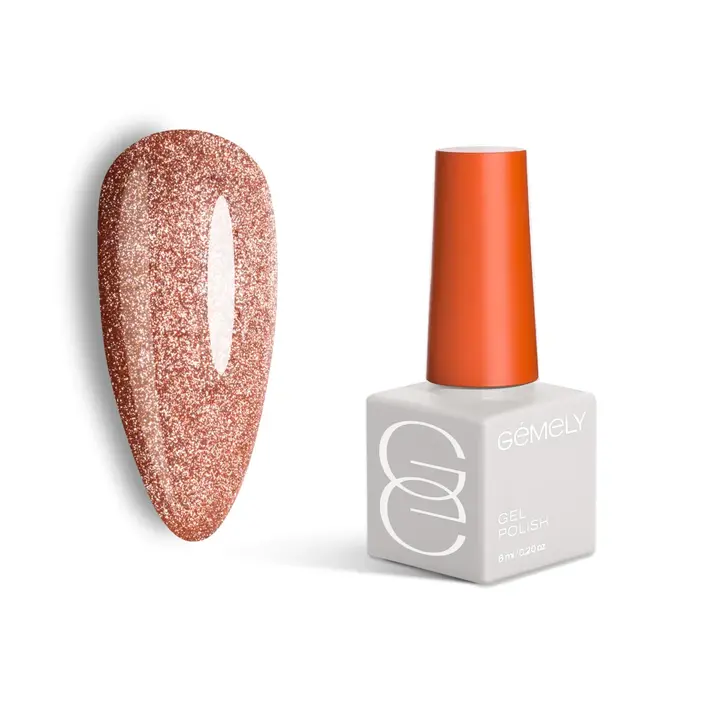 GA&MA. Gel polish Cat Color, #010. Gel polish réfléchissant «Œil de chat», 6 ml — GÉMELY (ex GA&MA), NAILSMADE