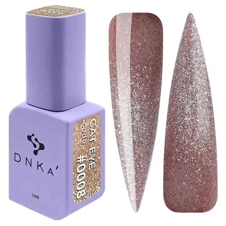 DNKa’. Gel Polish, Cat Eye #0008 (#0135), 7 ml — DNKa’ Professional, NAILSMADE