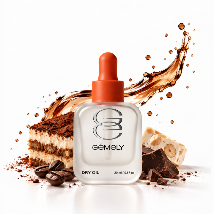 GÉMELY (ex GA&MA). Dry oil, Tiramisu, 20 ml, Суха олія для нігтів і кутикули, Тирамісу — GÉMELY (ex GA&MA), NAILSMADE
