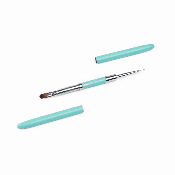 SHELLY. Rounded for Gel and Liner Brush. Двосторонній пензлик для манікюру — Shelly, NAILSMADE