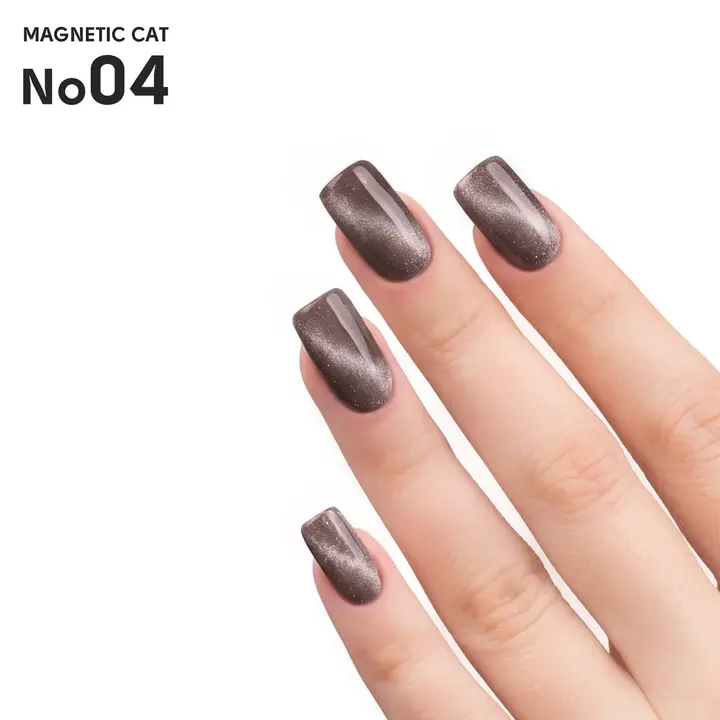 SHELLY. Gel Polish, Magnetic Cat #04, 12 ml. Гель лак "Котяче око" — Shelly, NAILSMADE
