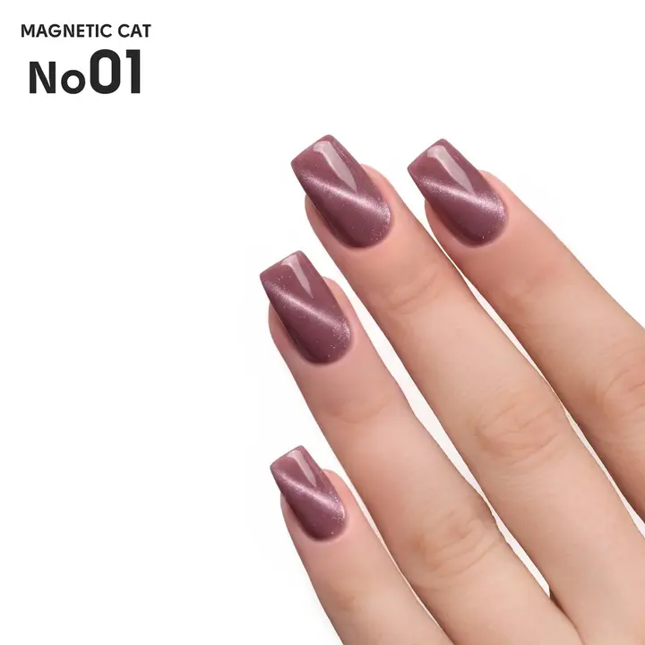SHELLY. Gel Polish, Magnetic Cat #01, 12 ml. Гель лак "Котяче око" — Shelly, NAILSMADE