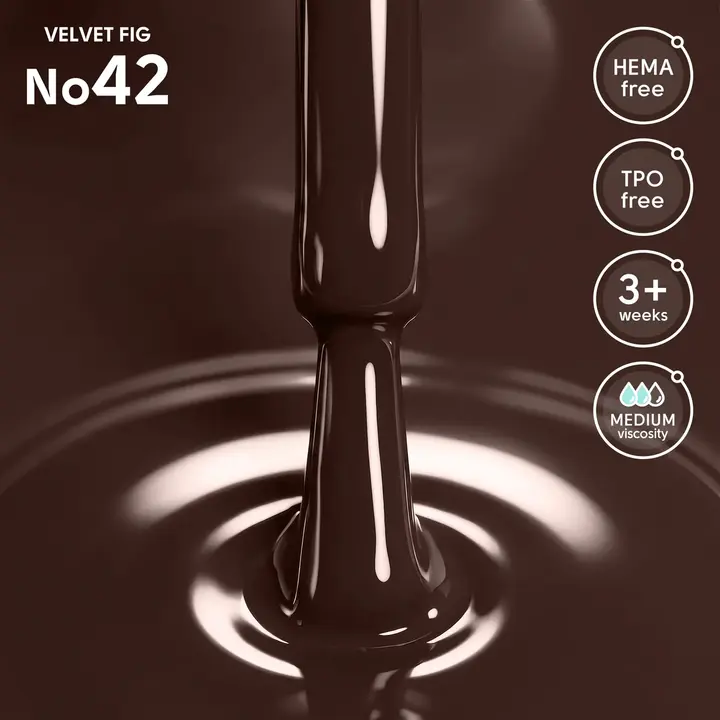 SHELLY. Gel Polish #42, Velvet Fig, 12 ml. Гель лак — Shelly, NAILSMADE