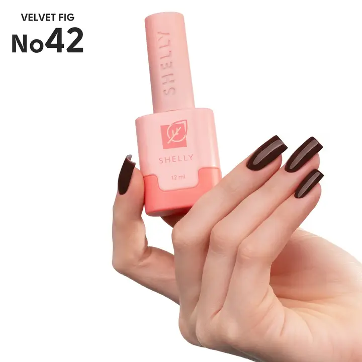 SHELLY. Gel Polish #42, Velvet Fig, 12 ml. Гель лак — Shelly, NAILSMADE