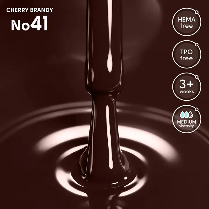 SHELLY. Gel Polish #41, Cherry Brandy, 12 ml. Гель лак — Shelly, NAILSMADE