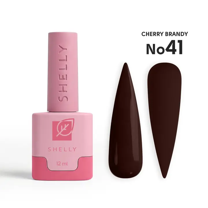 SHELLY. Gel Polish #41, Cherry Brandy, 12 ml. Гель лак — Shelly, NAILSMADE