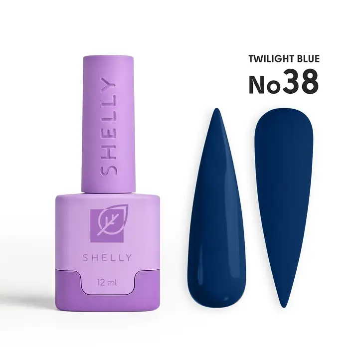 SHELLY. Gel Polish #38, Twilight Blue, 12 ml. Гель лак — Shelly, NAILSMADE