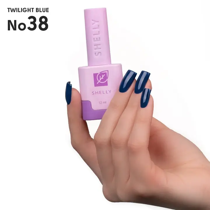 SHELLY. Gel Polish #38, Twilight Blue, 12 ml. Гель лак — Shelly, NAILSMADE