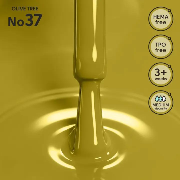 SHELLY. Gel Polish #37, Olive Tree, 12 ml. Гель лак — Shelly, NAILSMADE