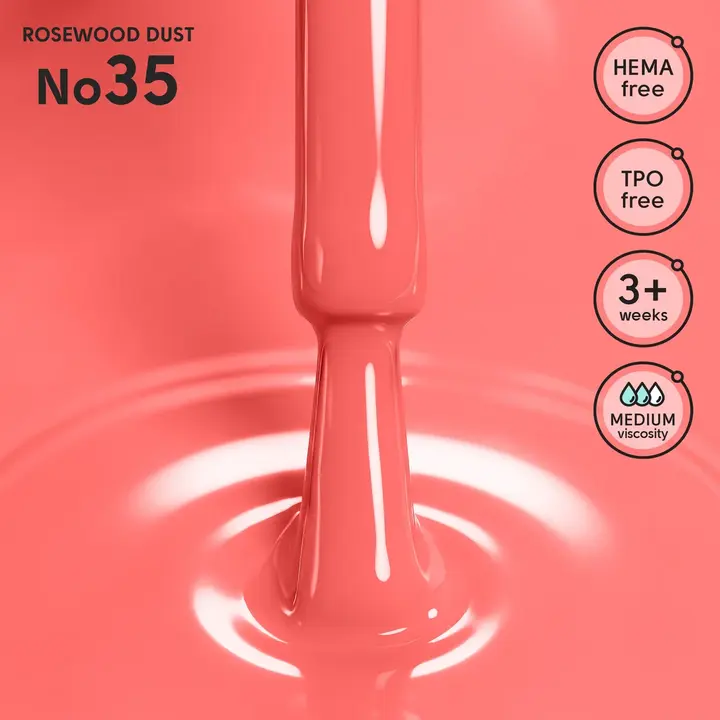 SHELLY. Gel Polish #35, Rosewood Dust, 12 ml. Гель лак — Shelly, NAILSMADE