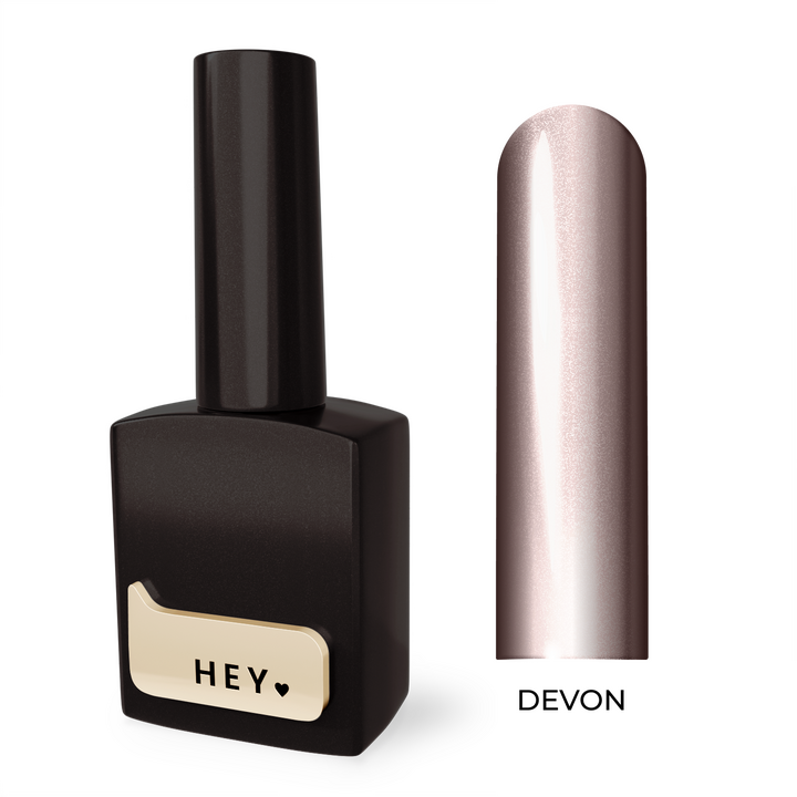 HEYLOVE. Cat's Eye Gel Polish, Devon, 15 ml, гель-лак "Котяче око", сіро-ліловий — HEYLOVE, NAILSMADE