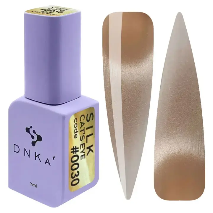 DNKa’. Gel Polish Cat`s Eye, Silk, #0030, 7 ml, гель-лак "Котяче око" — DNKa’ Professional, NAILSMADE