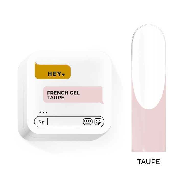 HEYLOVE. French gel, TAUPE, 5 g, гель-фарба тауп — HEYLOVE, NAILSMADE