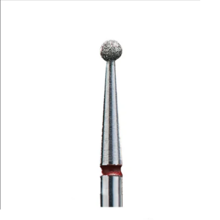 STALEKS. Фреза алмазна "КУЛЯ" червона, Ø 2.5 mm #1