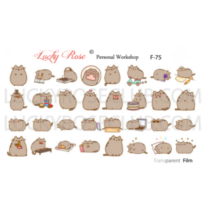 Nagelslider Lucky Rose, F 75 #2