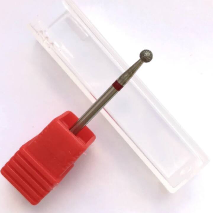 STALEKS. Фреза алмазна "КУЛЯ" червона, Ø 2.7 mm #2
