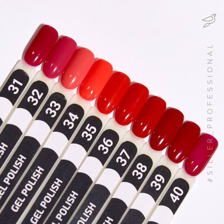 SILLER Gel Polish №31 RUBY, рубіновий, 8 ml, гель-лак #3