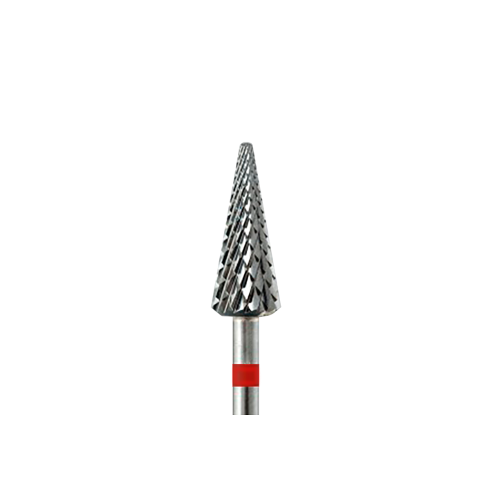Fraise en carbure "CÔNE" rouge, Ø 6 mm #1